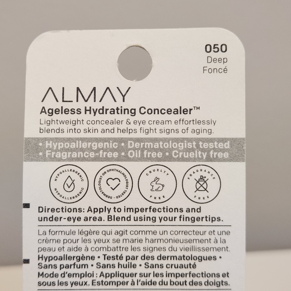 Almay Ageless Hydrating Concealer 050 Deep Lot of 2 - Picture 4 of 5